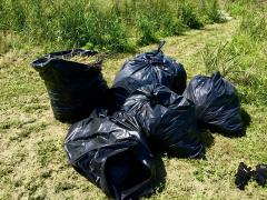 bagged material